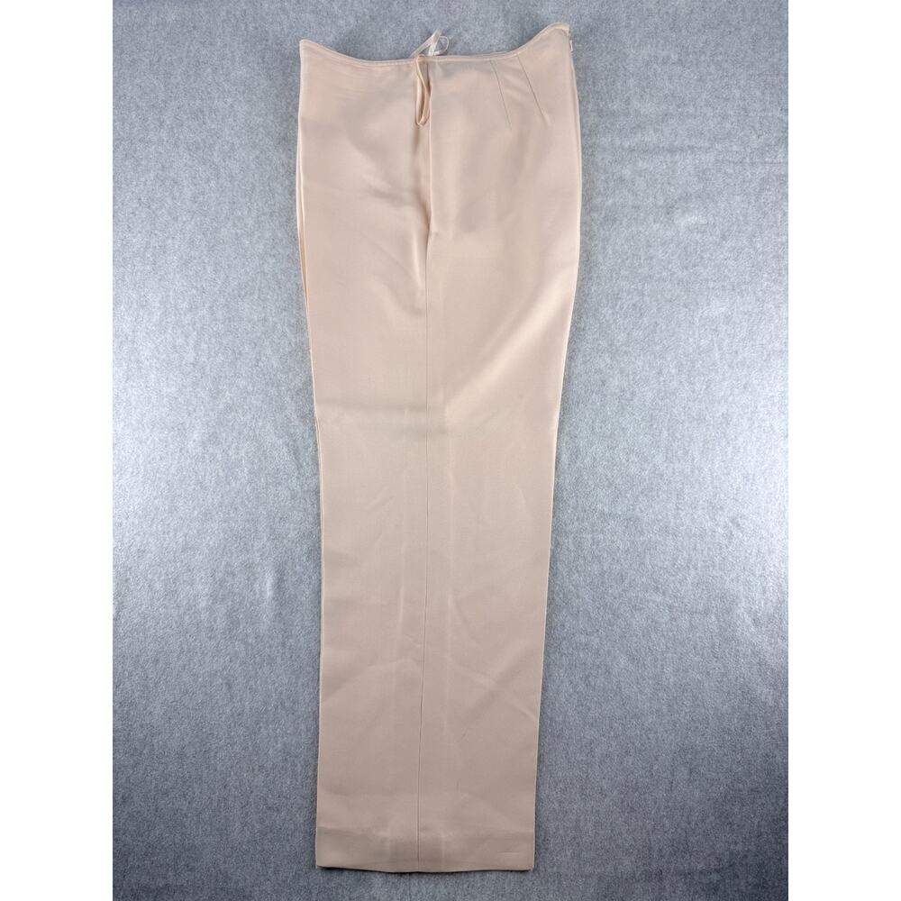 Vintage Linda Allard for Ellen Tracy Champagne Colored Satin Suit Sz 12 - Picture 11 of 12